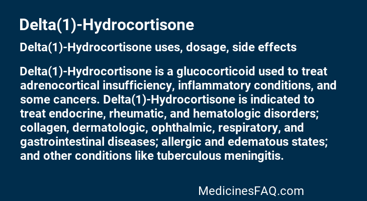 Delta(1)-Hydrocortisone