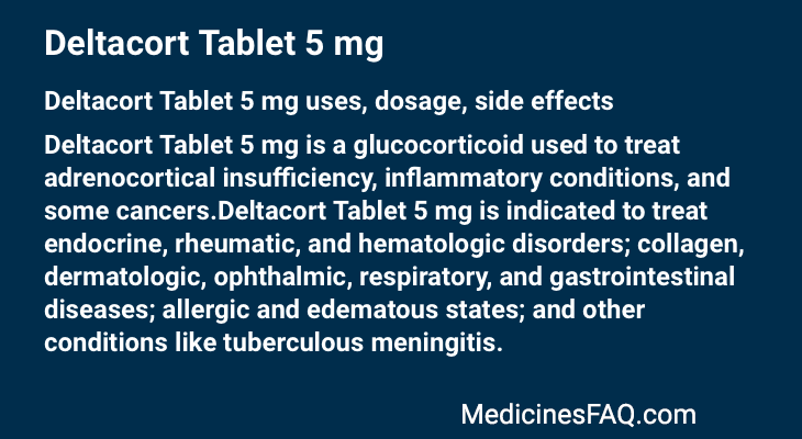 Deltacort Tablet 5 mg