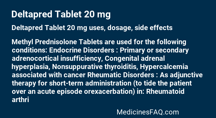 Deltapred Tablet 20 mg