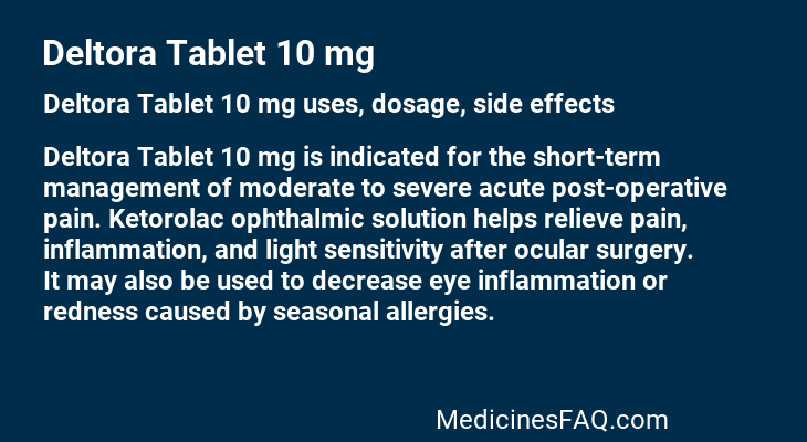 Deltora Tablet 10 mg