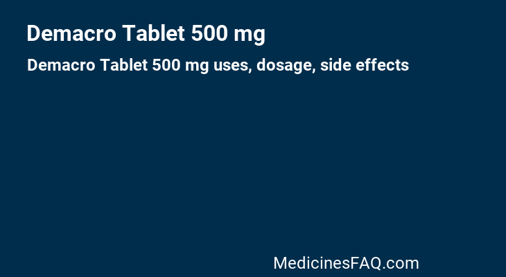 Demacro Tablet 500 mg