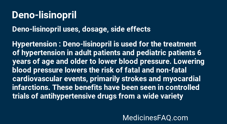 Deno-lisinopril
