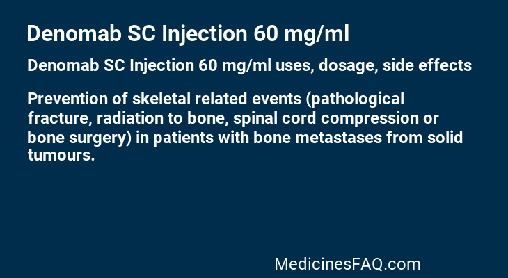 Denomab SC Injection 60 mg/ml