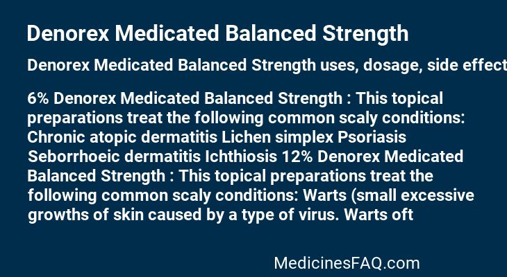 Denorex Medicated Balanced Strength