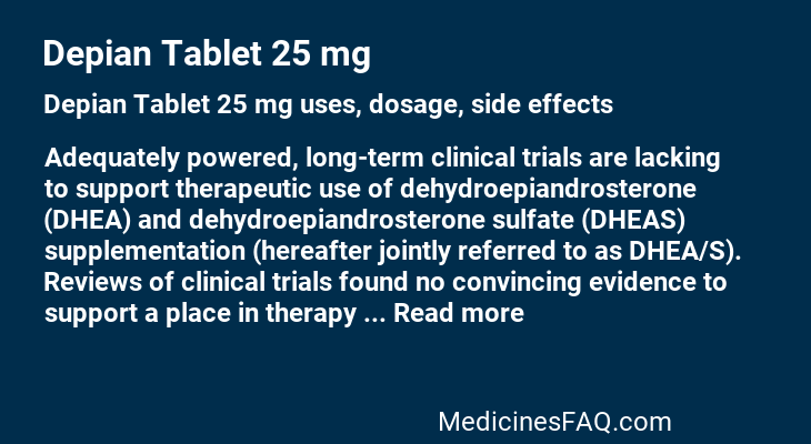 Depian Tablet 25 mg