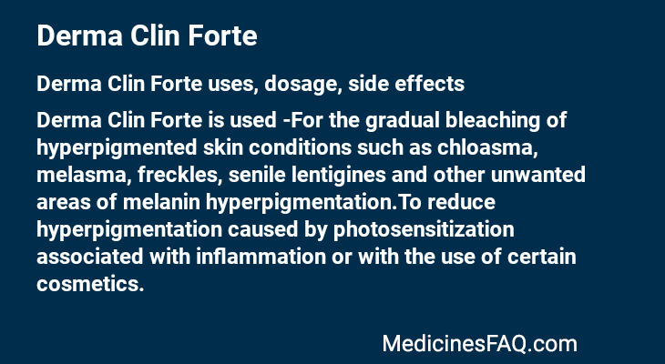 Derma Clin Forte