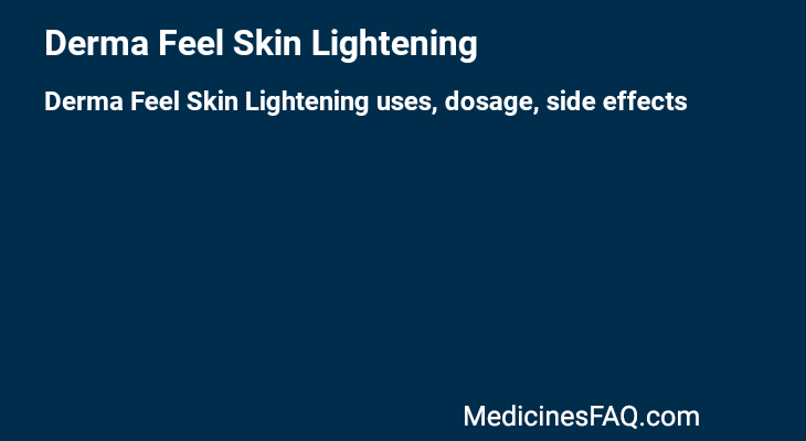 Derma Feel Skin Lightening