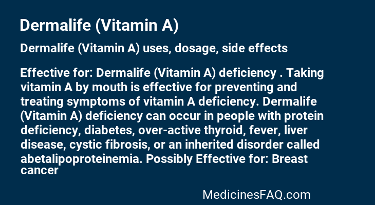Dermalife (Vitamin A)