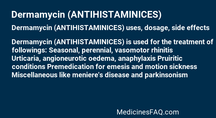 Dermamycin (ANTIHISTAMINICES)