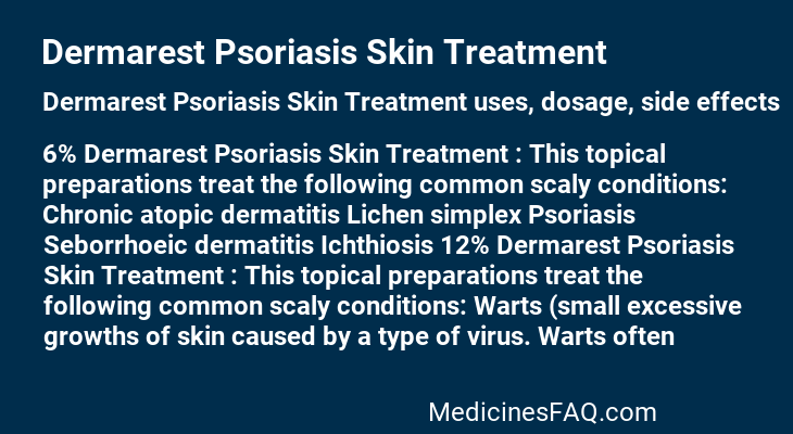 Dermarest Psoriasis Skin Treatment