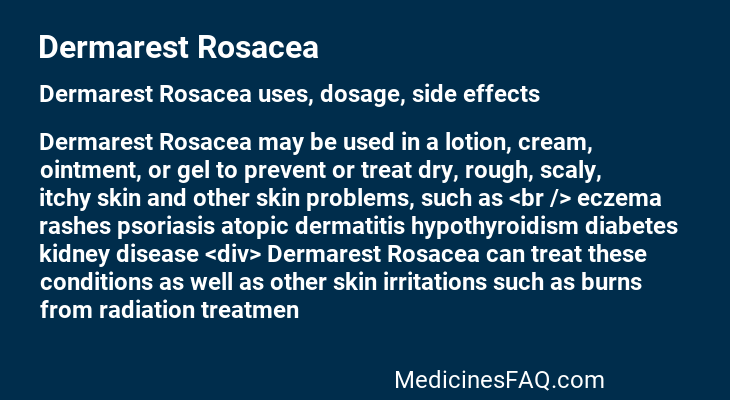 Dermarest Rosacea
