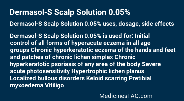 Dermasol-S Scalp Solution 0.05%