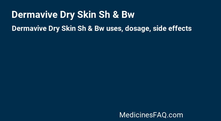 Dermavive Dry Skin Sh & Bw