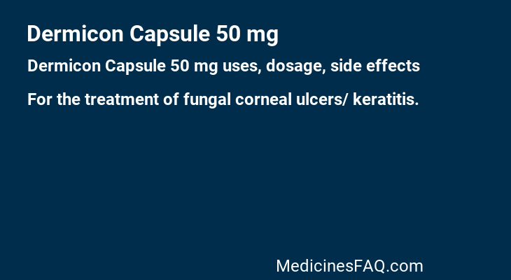 Dermicon Capsule 50 mg