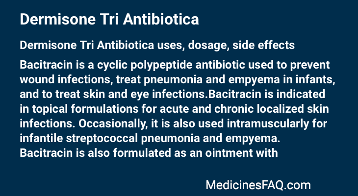 Dermisone Tri Antibiotica