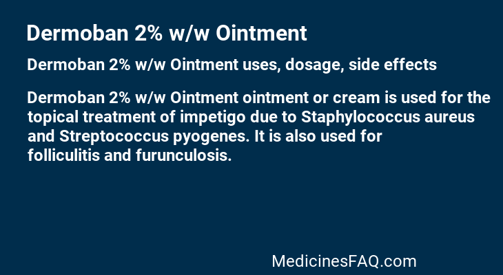 Dermoban 2% w/w Ointment