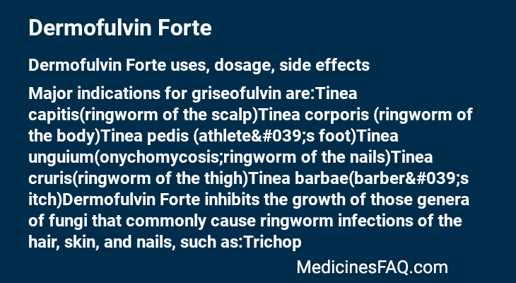 Dermofulvin Forte