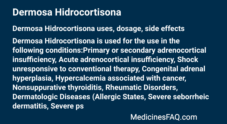 Dermosa Hidrocortisona
