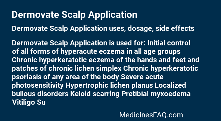 Dermovate Scalp Application