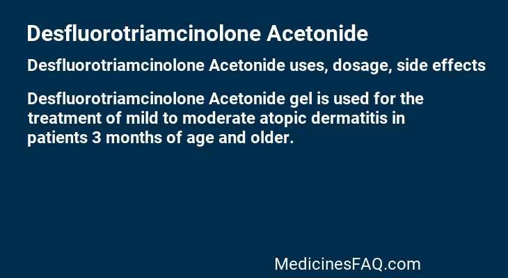 Desfluorotriamcinolone Acetonide