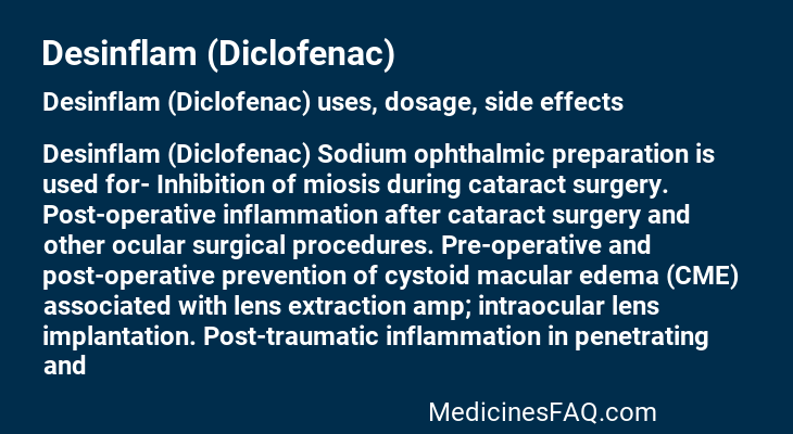 Desinflam (Diclofenac)