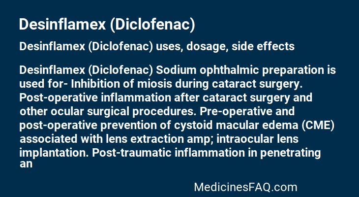 Desinflamex (Diclofenac)