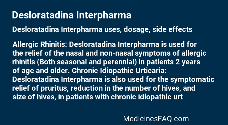 Desloratadina Interpharma