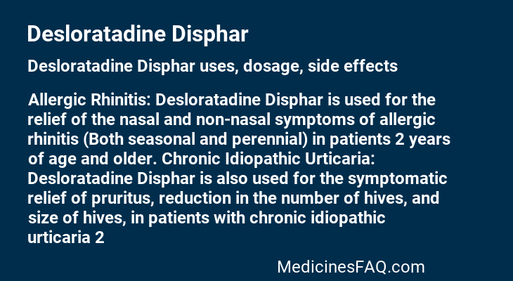 Desloratadine Disphar