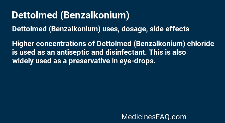 Dettolmed (Benzalkonium)