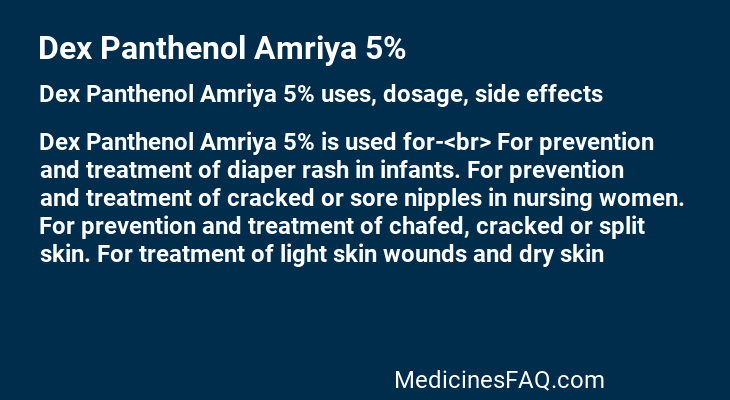Dex Panthenol Amriya 5%