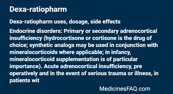 Dexa-ratiopharm