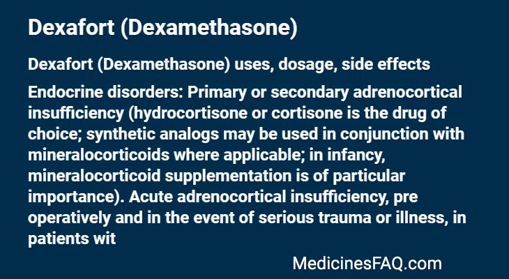 Dexafort (Dexamethasone)