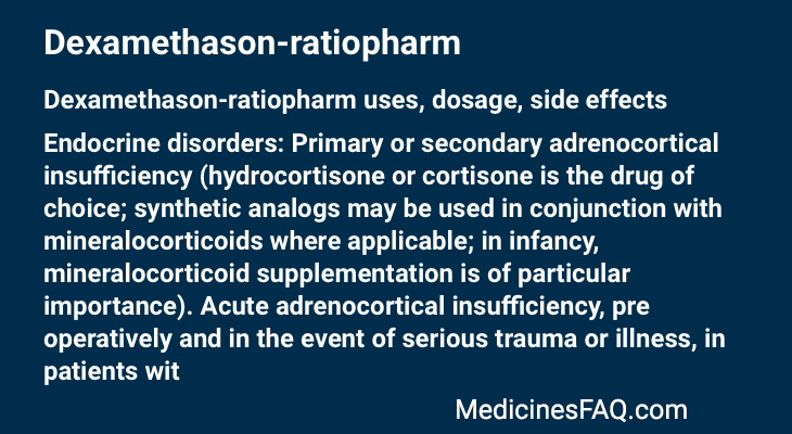 Dexamethason-ratiopharm