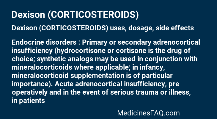 Dexison (CORTICOSTEROIDS)