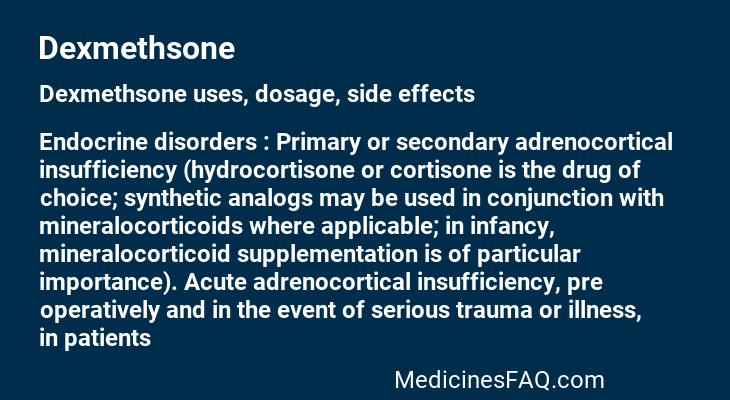 Dexmethsone