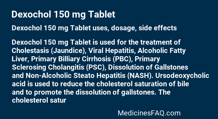 Dexochol 150 mg Tablet