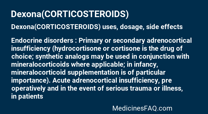 Dexona(CORTICOSTEROIDS)