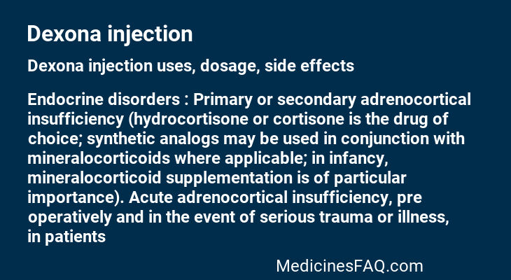 Dexona injection