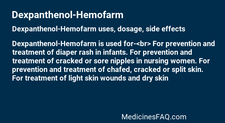 Dexpanthenol-Hemofarm