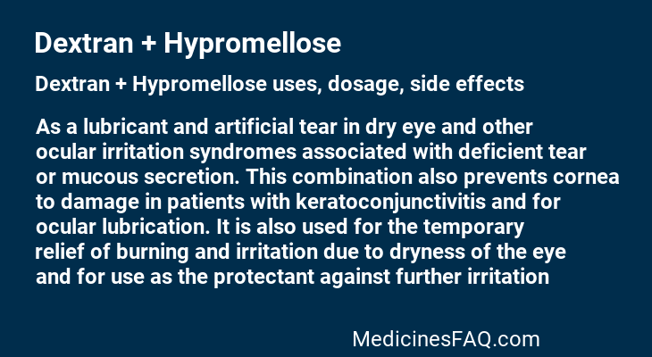 Dextran + Hypromellose