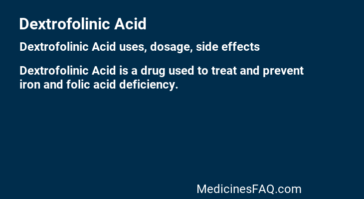 Dextrofolinic Acid