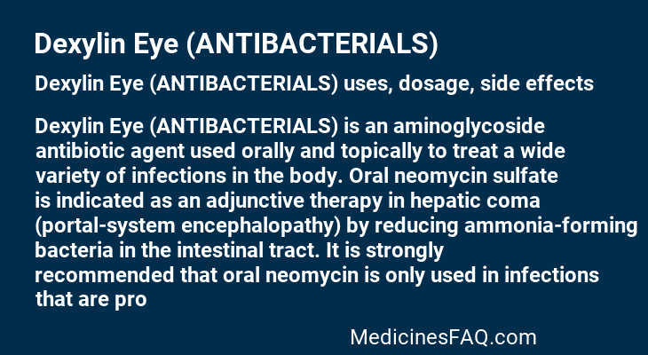 Dexylin Eye (ANTIBACTERIALS)