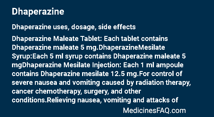 Dhaperazine