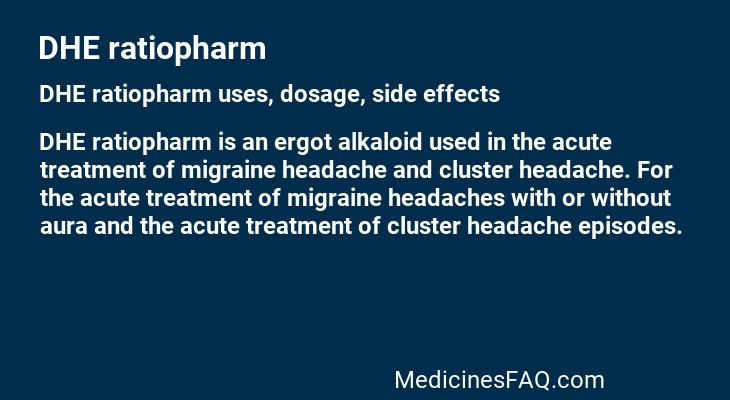 DHE ratiopharm