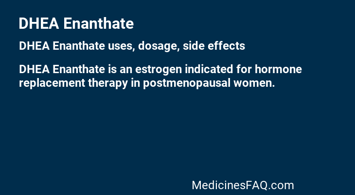 DHEA Enanthate