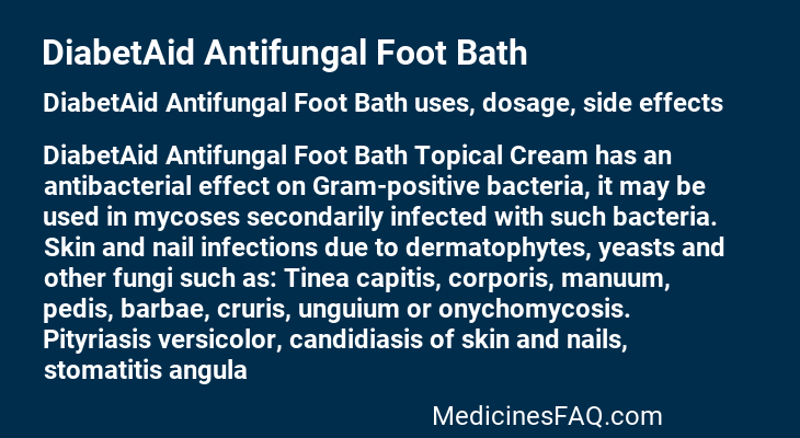 DiabetAid Antifungal Foot Bath