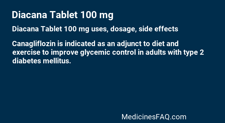 Diacana Tablet 100 mg