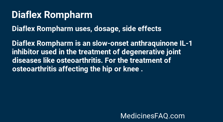 Diaflex Rompharm