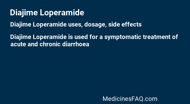 Diajime Loperamide
