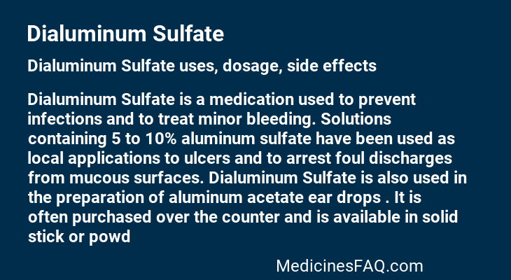 Dialuminum Sulfate